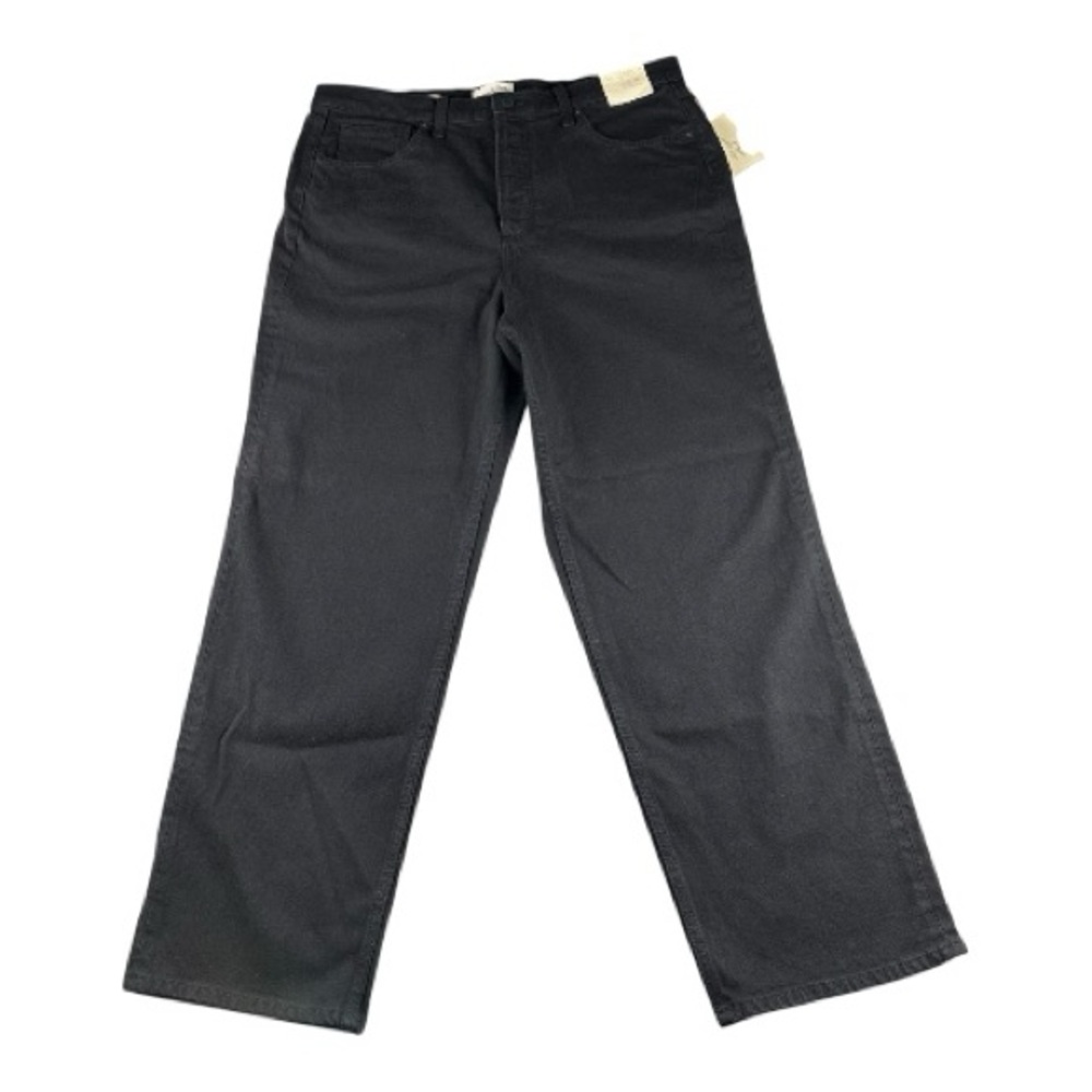 Universal Thread Highest Rise Black Straight Leg Jeans NWT 16 - Picture 4 of 14